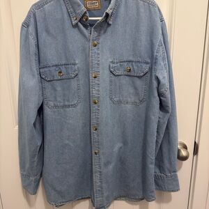 C.E.‎ Schmidt Light Blue Denim Shirt